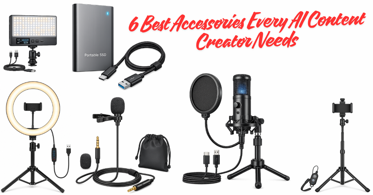 Best Accessories Every AI Content Creator Needs In 2026